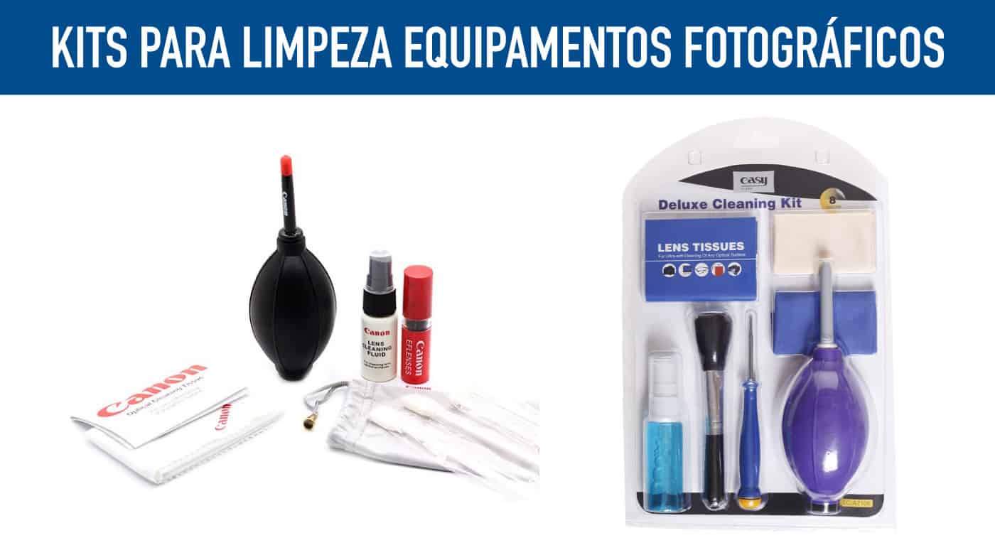 Kit Limpeza equipamentos Fotografia