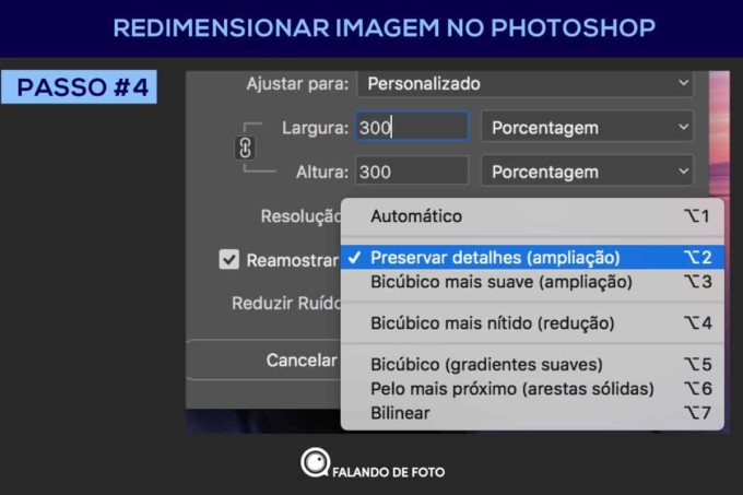 Tutorial 4 - Redimensionar Imagem no Photoshop