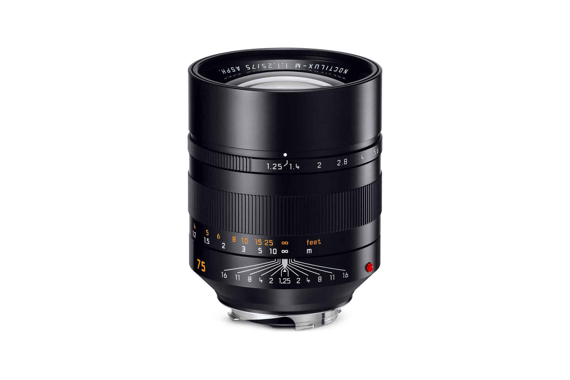 Leica Noctilux 75mm f/1.25 Frontal